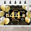 Cartel feliz cumpleaños 44 para telón hombres