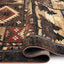 Alfombra rectangular 1'10"x6'10" marrón/rojo