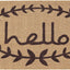 Felpudo Calico Hello 30x48" natural/negro