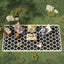 Alfombra portátil exterior 9x18ft impermeable negro