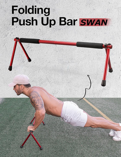 Barra empuje plegable metal Duraluminio asas flexión