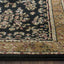 Alfombra Runner 2'3x16' Negro Tostado Diseño Oriental