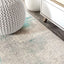 Alfombra moderna abstracta crema/azul 2x3 para interior