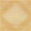 Alfombra exterior cuadrada 5x3ft amarillo/marfil