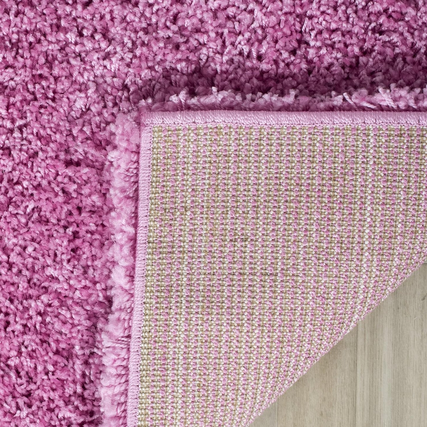 Alfombra 9x12ft color rosa 2pulg sala comedor