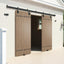 Kit herrajes puerta corrediza granero 20ft 450lb acabado