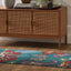 Alfombra decorativa floral azul 2x5ft
