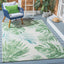 Alfombra lavable exterior 5'3x7'6 verde azulado BAR590X