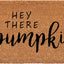 Felpudo Hey There Pumpkin 17x29pulg Marrón/Negro