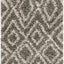 Alfombra felpa 2x3" gris marfil