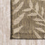 Alfombra corredor 2x10ft marrón/beige patio alta tráfico
