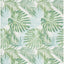 Alfombra exterior lavable 4x6ft verde y verde azulado