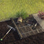 Tela control malezas 6x65pies membrana negra resistente