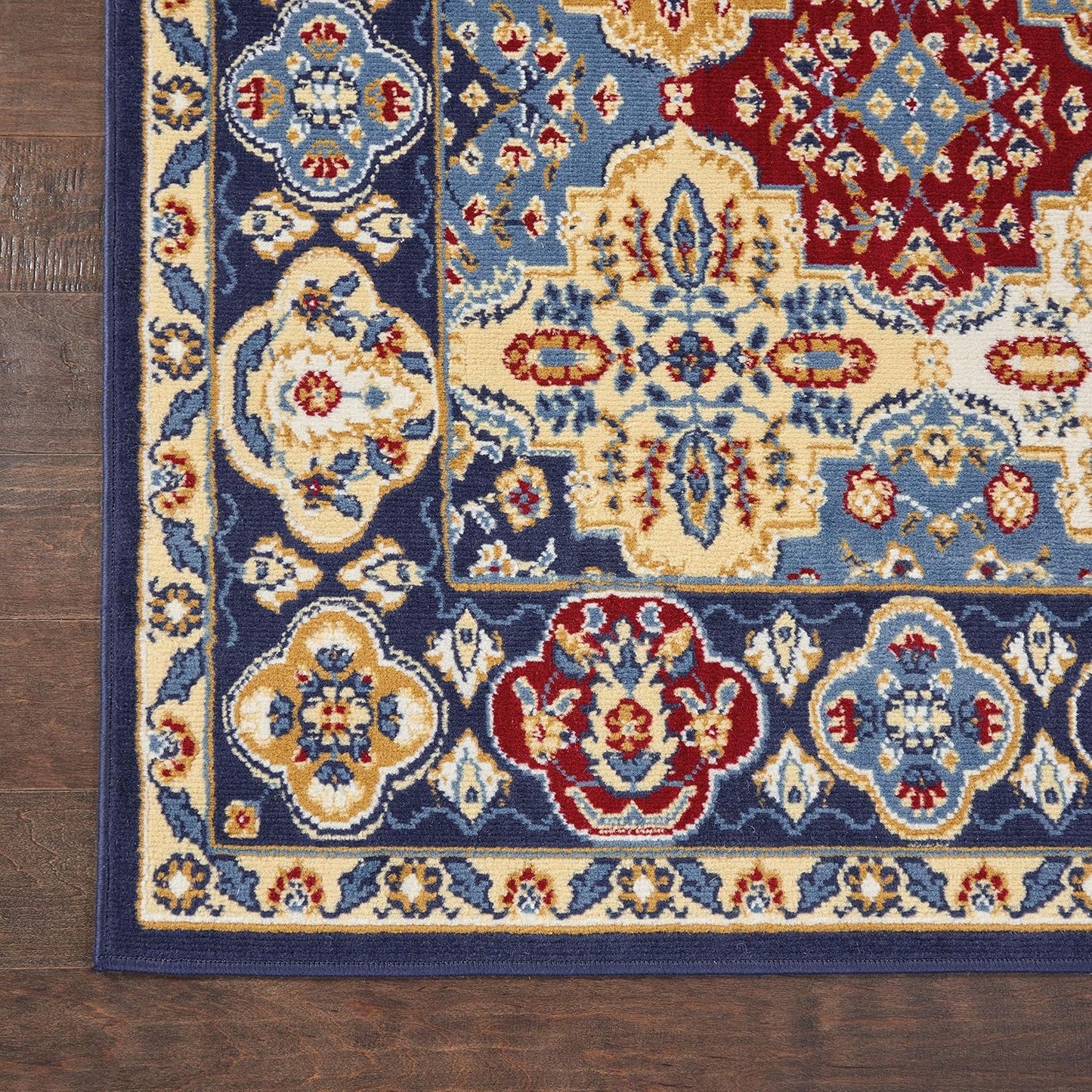 Alfombra multicolor 3x5ft para dormitorio sala comedor