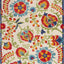 Alfombra área multicolor 3'6x5'6 dormitorio sala comedor