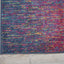 Alfombra multicolor 1'10"x2'10" para dormitorio sala comedor