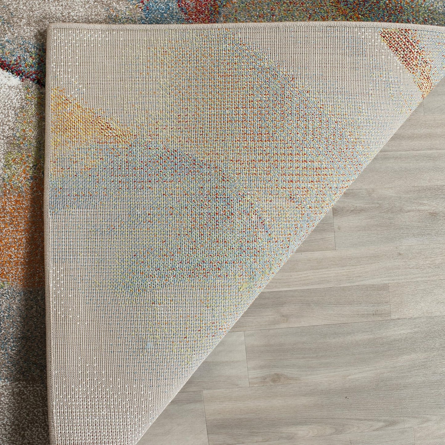 Alfombra pasillo 2ft3pulg x 8ft gris abstracto moderno
