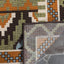 Alfombra decorativa 4x5ft 7pulg bohemio