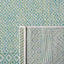 Tapete decorativo impermeable 2x3ft7" color marfil/verde