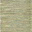 Alfombra algodón tejida a mano color azul y multi